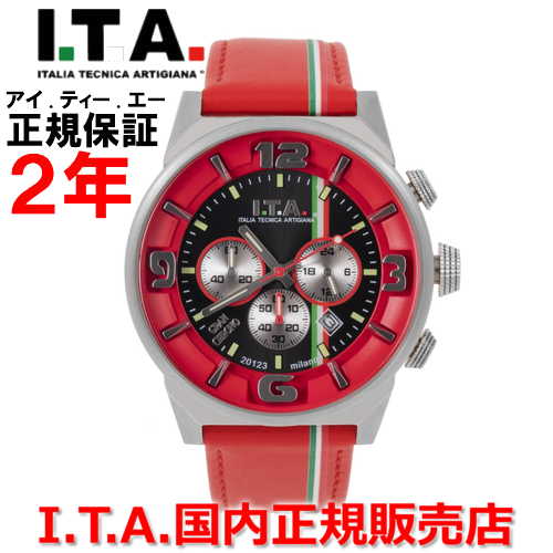 【日本限定150本】【国内正規品】 I.T.A アイ・ティー・エー メンズ 腕時計 GRAN CHRONO グラン クロノ ロッソ 27.00.04