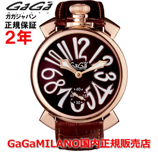 【百貨店大売り出し継続期間中店内最大限度P20倍】【国内置き目品】GaGa MILANO ガガミラノ ウオッチ ご覧なさる メンズ  MANUALE 48MM マヌアーレ 48粍  5011.01S