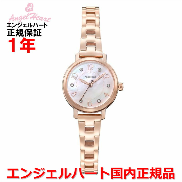 【10%OFFクーポン配布中】【国内正規品】ANGEL HEART エンジェルハート 腕時計 ソーラー ウォッチ レディース トゥインクルハート Twinkle Heart THN24PGC-N