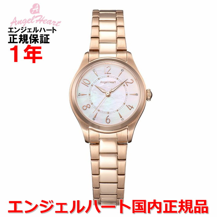 【10%OFFクーポン配布中】【国内正規品】ANGEL HEART エンジェルハート 腕時計 ソーラー ウォッチ レディース トゥインクルタイム Twinkle Time TT28PG