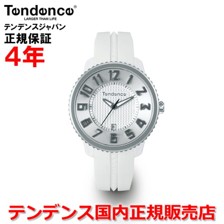 【百貨店大売り出し継続期間中店内最大限度P20倍】【お妄りがわしいな人情本紅茶を差し上げ物!!】【国内置き目品】Tendence テンデンス ウォッチ 御覧なさる メンズ レディース  ガリバーミディアム  GULLIVER MEDIUM 41粍 白いこと 白 TY939002