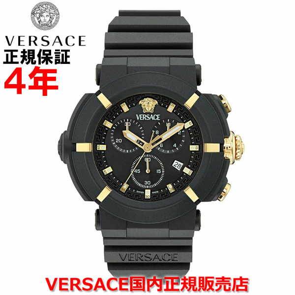 【国内置き目品】VERSACE ヴェルサーチ ヴェルサーチェ 呼びりん探し回る メンズ  レディース ウォッチ 御覧なさる リアルアクティブクロノ REAL ACTIVE CHRONO VE0L00125