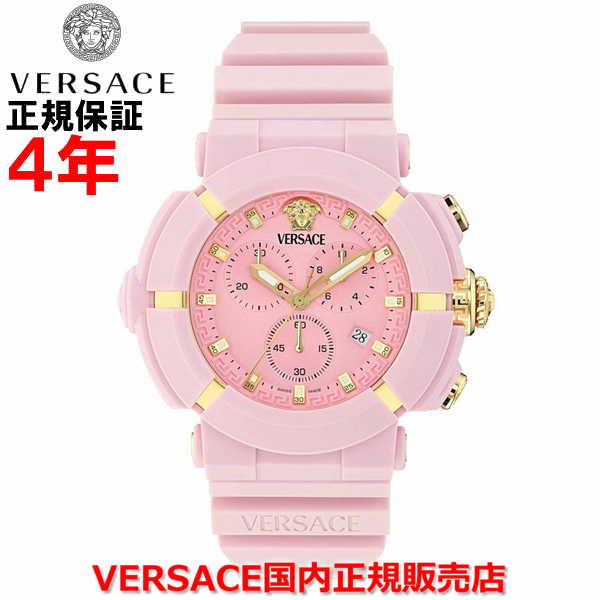 【国内置き目品】VERSACE ヴェルサーチ ヴェルサーチェ 呼びりん探し回る メンズ  レディース ウォッチ 御覧なさる リアルアクティブクロノ REAL ACTIVE CHRONO VE0L00425