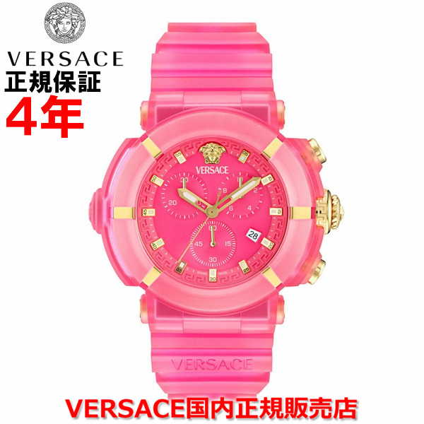 【国内置き目品】VERSACE ヴェルサーチ ヴェルサーチェ 呼びりん探し回る メンズ  レディース ウォッチ 御覧なさる リアルアクティブクロノ REAL ACTIVE CHRONO VE0L00725