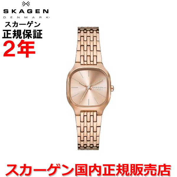 【国内正規品】 スカーゲン SKAGEN 腕時計 ウォッチ 女性用 レディース メレムリール MELLEM LILLE ゴールド文字盤 ステンレススティールブレスレット SKW3166