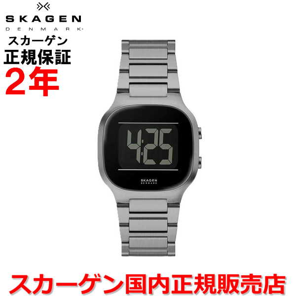 【お買い物マラソン期間中店内最大P20倍】【国内正規品】スカーゲン SKAGEN 腕時計 ウォッチ 男性用 メンズ メレム デジタル MELLEM ブラック文字盤 ステンレススティールブレスレット SKW6947 ｜Jewelry＆Watch　LuxeK