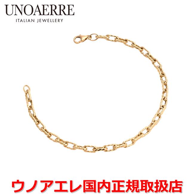 楽天市場】ウノアエレ K18 ゴールド ブレスレット イタリア製