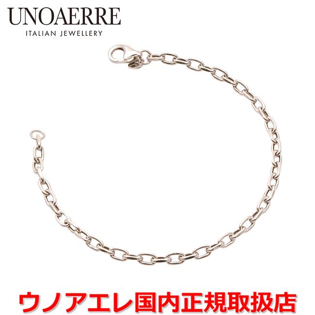 ウノアエレ UNOAERRE K18ピンクゴールド メンズ レディース ロングネックレス 80cm イタリー製 28735 正規品 UNOAERRE K18ピンクゴールドスタッズリング（12号）29189