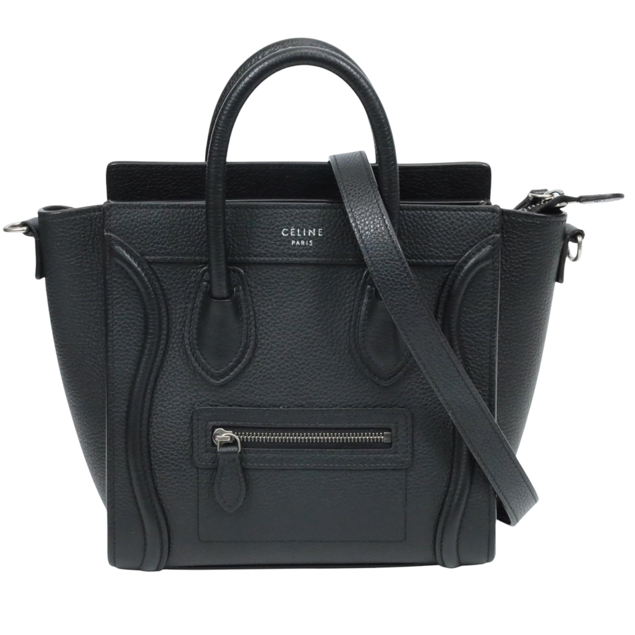 CELINE セリーヌ ラゲージ ナノショッパー ハンド/ショルダーバッグ スリ 楽天市場】美品 セリーヌ CELINE ラゲージ ナノショッパー