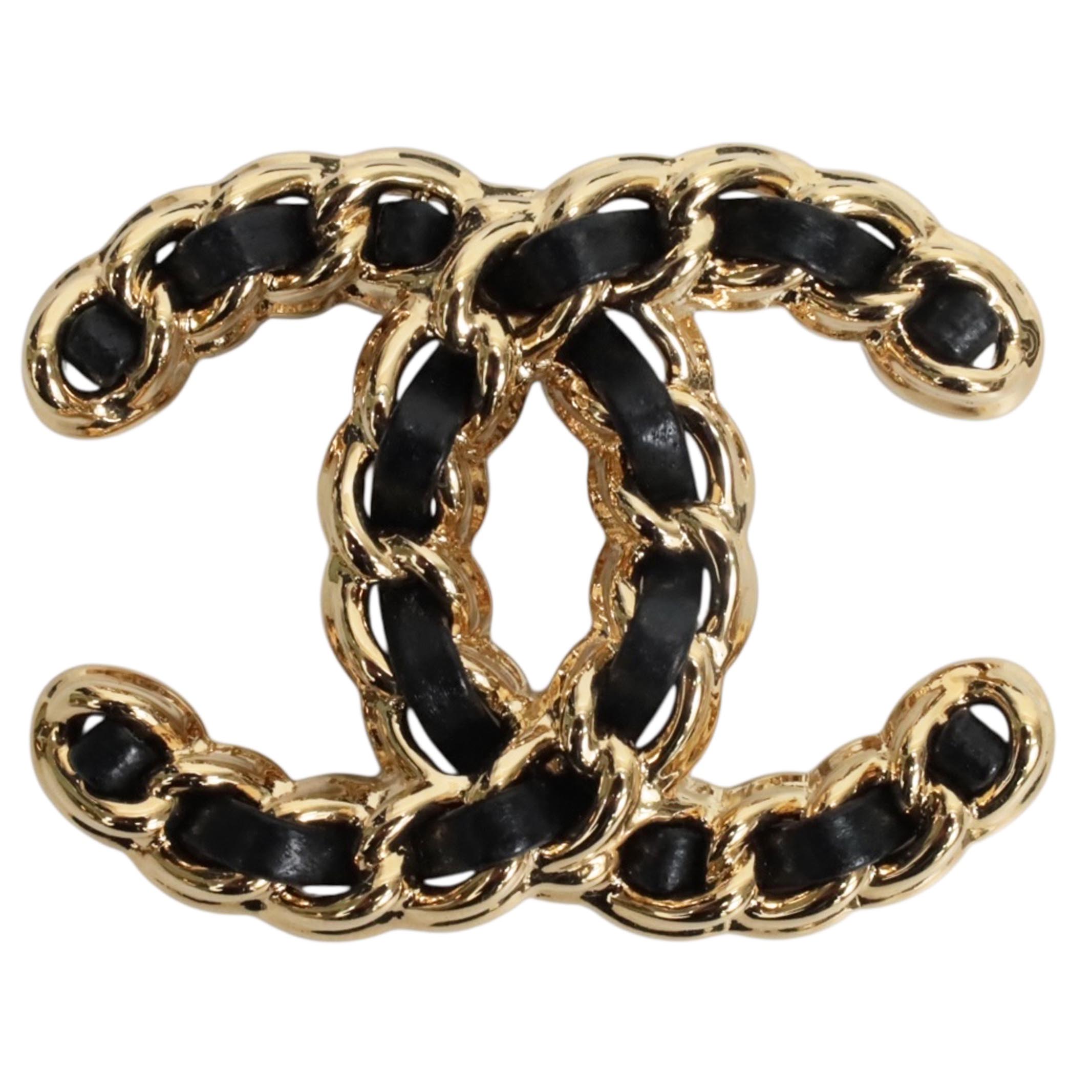 楽天市場】【中古】 CHANEL シャネル ブローチ B23B ココマーク レザー