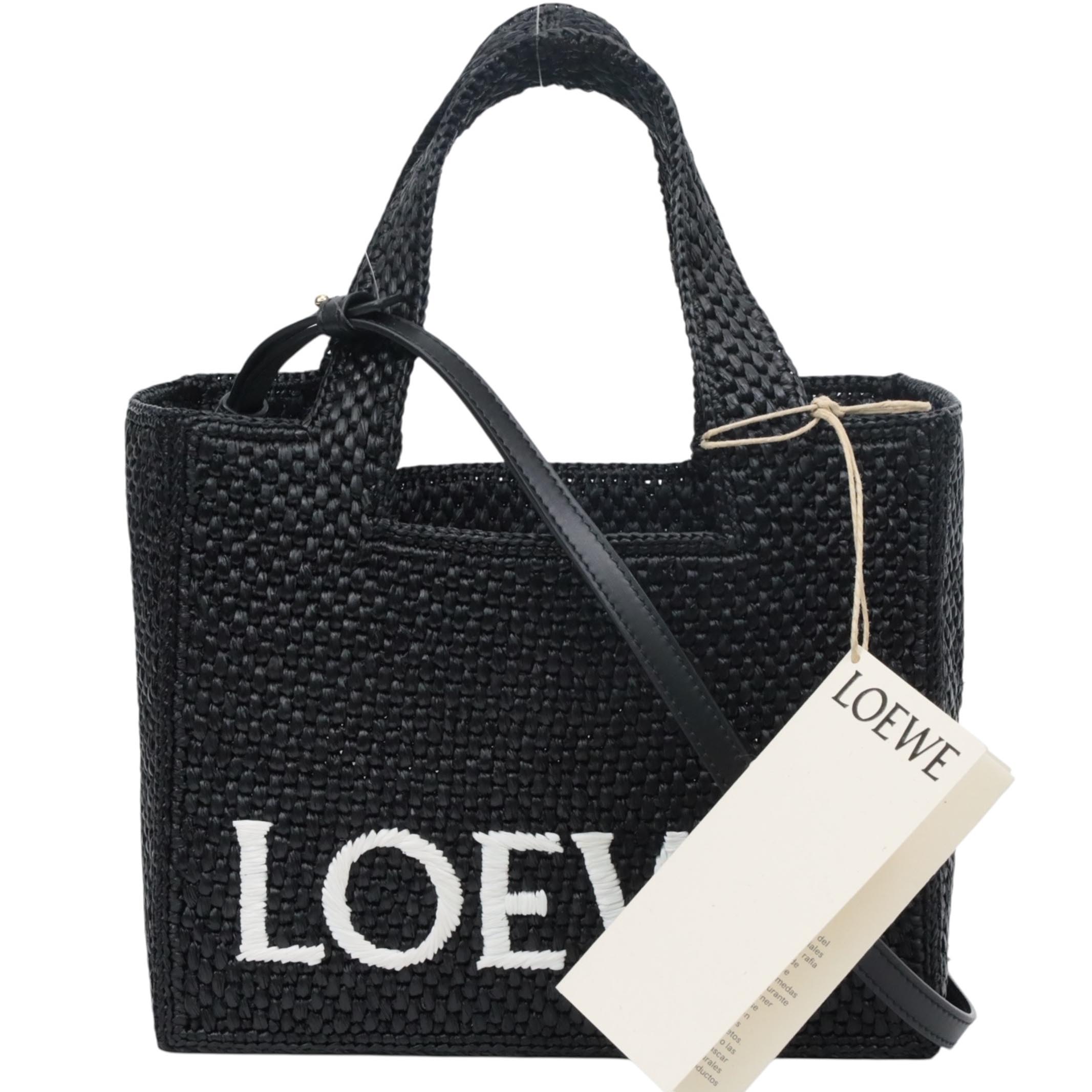 LOEWE ブラック トートバッグ ショルダーベルト付きです！ 楽天市場】【バッグ】LOEWE ロエベ レオ レザー トートバッグ