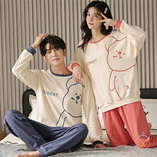 ペアパジャマ カップル ペア ルームウェア ペアパジャマ 秋 冬 綿 結婚祝い プレゼント ペアパジャマ 大きいサイズ お祝い 長袖 カップル ペア パジャマ ギフト 上下 セット レディース 部屋着 ペアルック カップル メンズ パジャマ ルームウェア ペア シンプル 可愛い