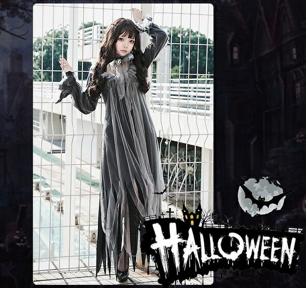 ハロウィン 衣装 ゾンビ 花嫁 レディース 幽霊の花嫁 魔女 コスプレ 仮装 吸血鬼 幽霊 魔女 悪魔 鬼 ハロウィン ヴァンパイア おばけ 演出服 コスチューム 大人 Halloween イベント ハロウィーン 宴会 送料無料画像