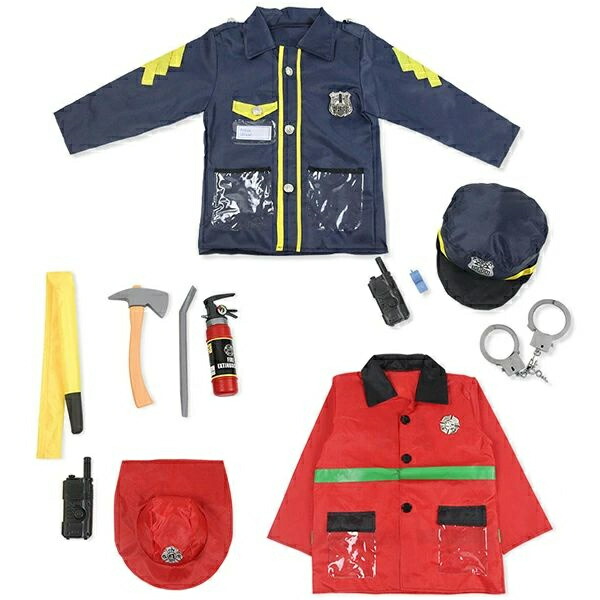 楽天市場】消防服 コスチューム 4点セット 濃紺 上下セット 手袋 左右