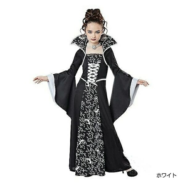 中世ヨーロッパ貴族 魔女 悪魔 女の子 子供 吸血鬼 バンパイア ハロウィン衣装 巫女 ワンピース 宮廷装 ハロウイン コスチューム バンパイア コスプレ衣装 お姫様 女王 魔女 物語 変装 イベント パーティー 文化祭 演出服 Halloween画像