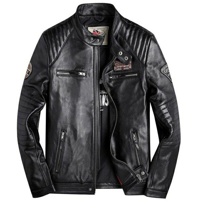 秋冬 メンズジャケット 本革ジャケット 羊革製 カッコイイ スリムフィット ライダースジャケット 革ジャン レザーコート ラペル 防寒 防風 耐磨 送料無料