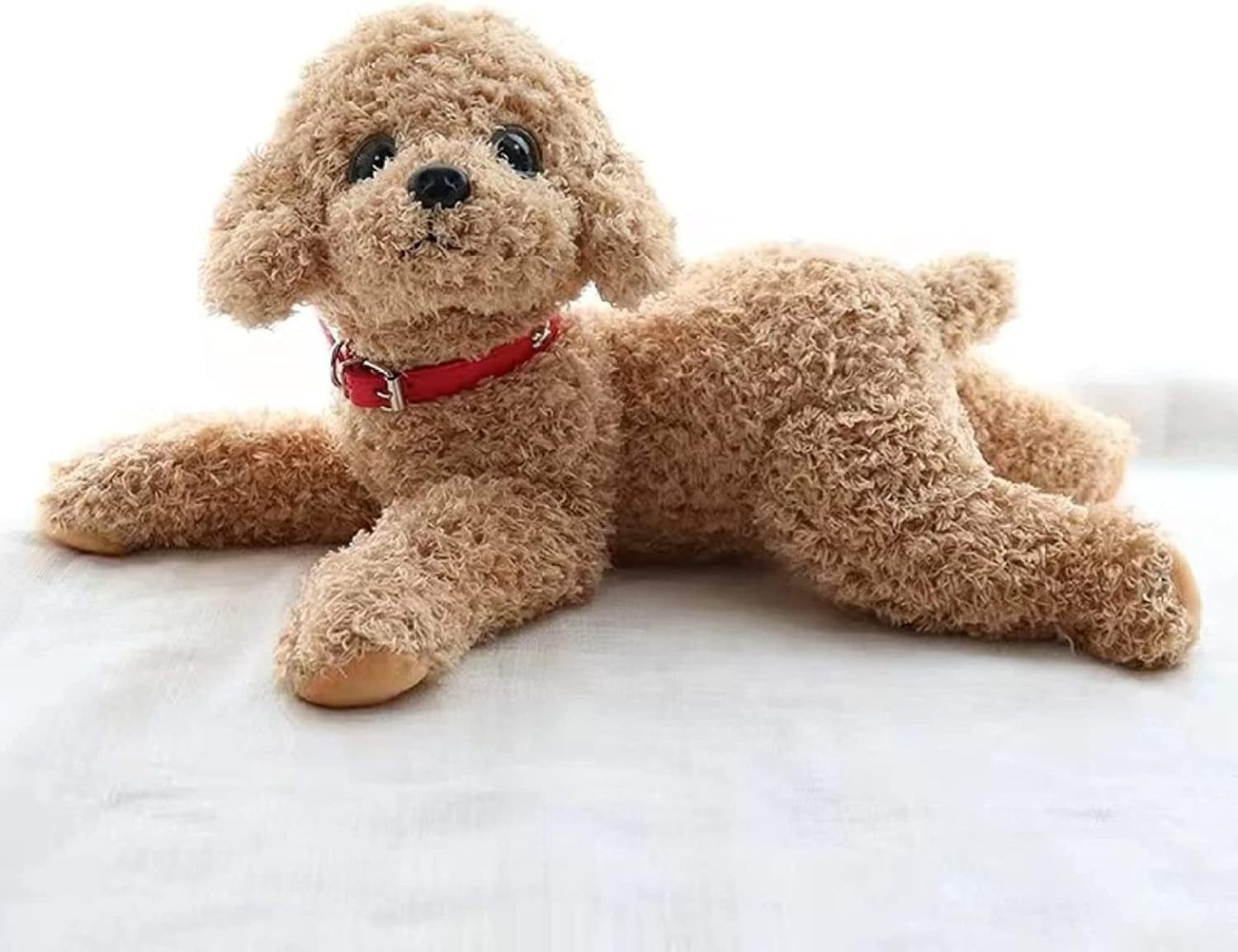 楽天市場】犬 首が回る 犬 ぬいぐるみ テディプードル ホワイト