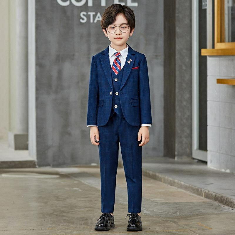スーツ 男の子 【豪華6点セット！】フォーマル 卒業式 子供 入学式 小学校 タキシード キッズ 男子 結婚式 発表会 卒園式 七五三 写真館 ジュニア 子供服