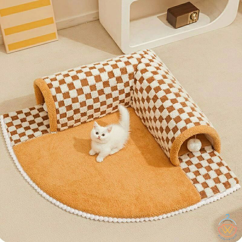 猫用トンネルベッド キャットトンネル 猫 トンネル おもちゃ ネコ トンネル ベッド ベッド ハウス 遊び小屋 吊り下げボール付き 猫ハウス キャットハウス ネコ用品 ペットベッド 取り外し可能な 猫遊び キャットトイ 運動不足 対策 ペット玩具 ペット用品