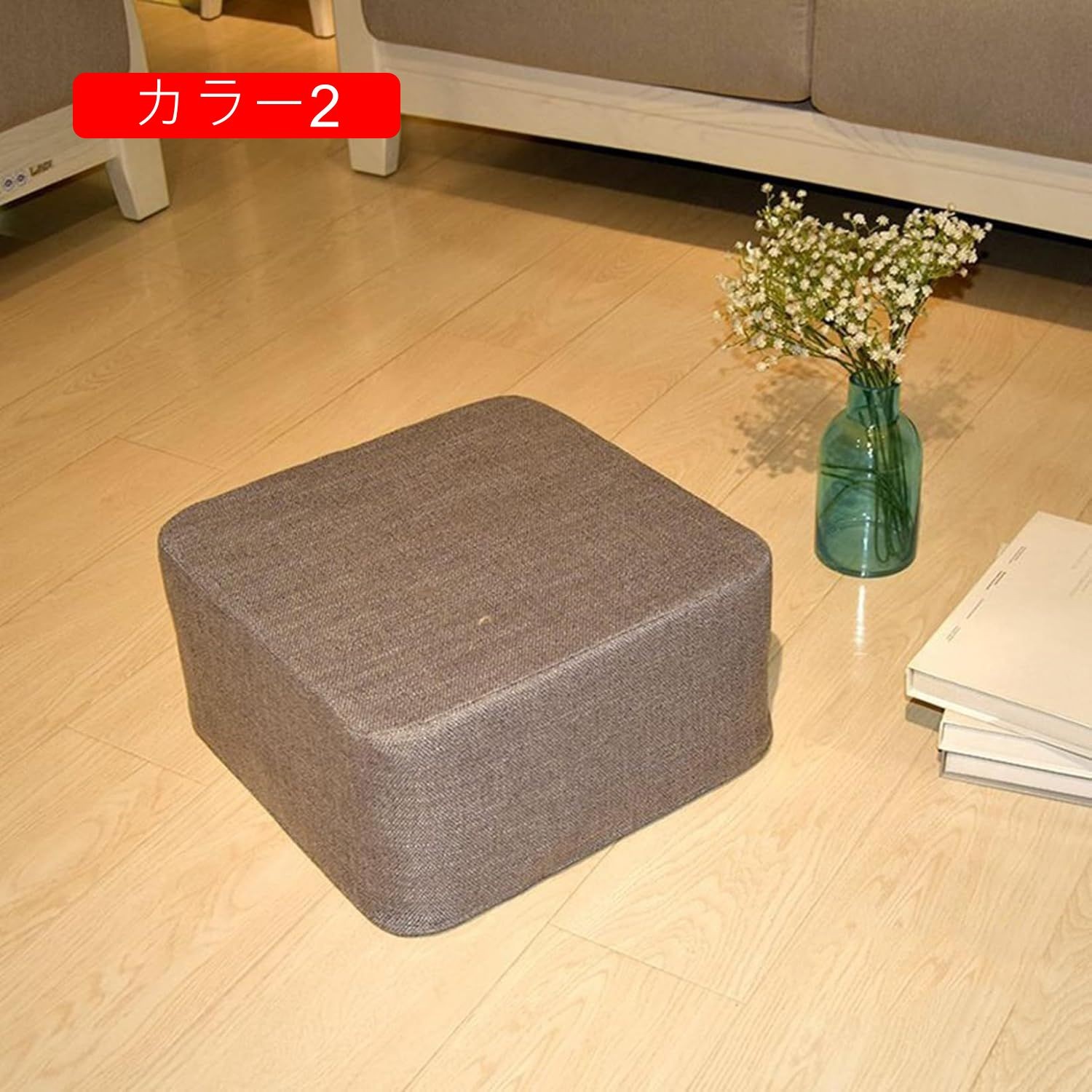 座蒲団 座面座布団 方形 タタミ 厚め 低手向かい 綿物打ち お尻に愛想のいい 差しわたし39糎 厚さ20糎 日式 無地 飾り気の無い 丸洗い 防臭 抗菌 筵パッド 張出窓 露台 御茶の間 茶室 思い入れる用座布団