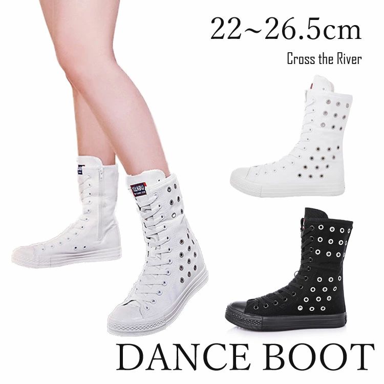 ダンスシューズ ブーツ キッズ レディース ヒップホップ k-pop 女の子 ダンスブーツ ローヒール 大人 編み上げ ダンス靴 ハーフブーツ 黒 白 コスプレ ジャズダンス 子供ブーツ チアダンス 靴 疲れない レッスン イベント 発表会 練習 ホワイト ブラック