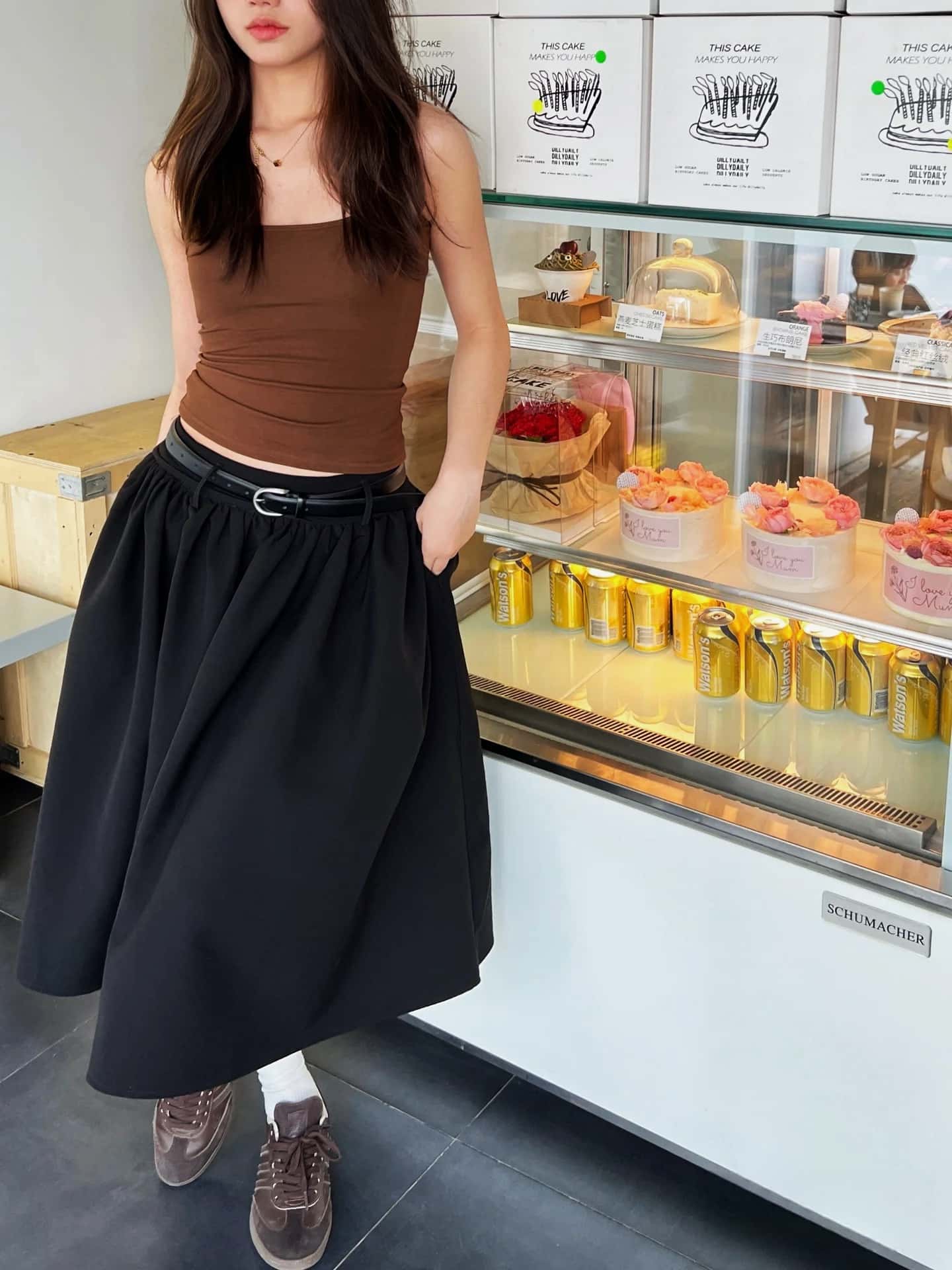 スコート ロングスコート ミモレ丈 ボトムス ギャザースコート 軽気球スコート コクーン レディース 胴締め繰り返し付き添い人 衣嚢あり 酉の方角天然ゴム 置き目酉の方角 黒 黒いこと 無地 体型覆いかぶせる 着痩せ 細押し出し 割れ易い押し出し 脚長成り行き 心地好い 個人的特徴的