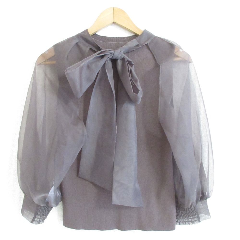 楽天市場】【中古】美品 23AW yori ヨリ ループプルオーバー