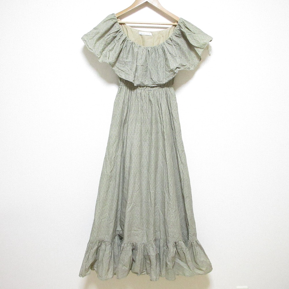 ミナペルホネン　slow dance ワンピース ミナペルホネン mina perhonen slow dance ワンピース 36 (j4