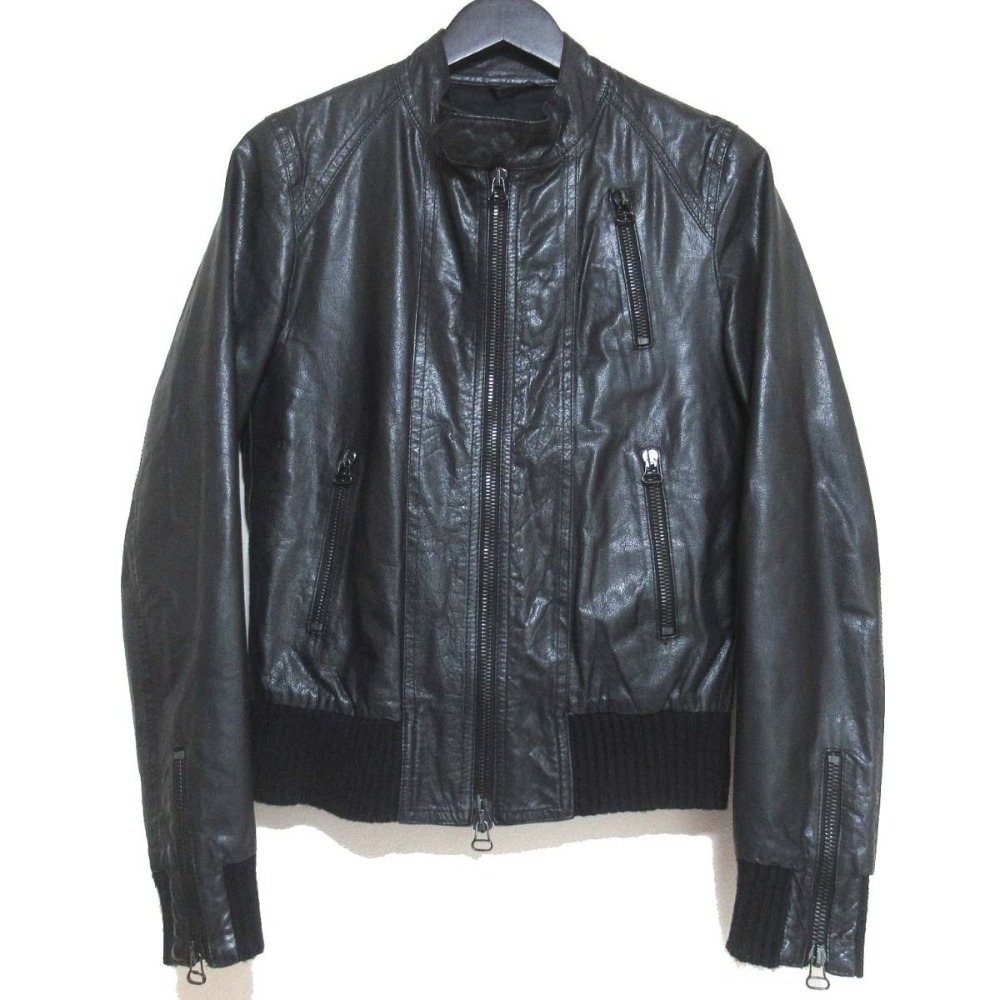 激レアアーカイブ　マルジェラ　ペンキ加工 レザー シングルライダース 楽天市場】【中古】Martin Margiela 1003SS 本人期 レザー