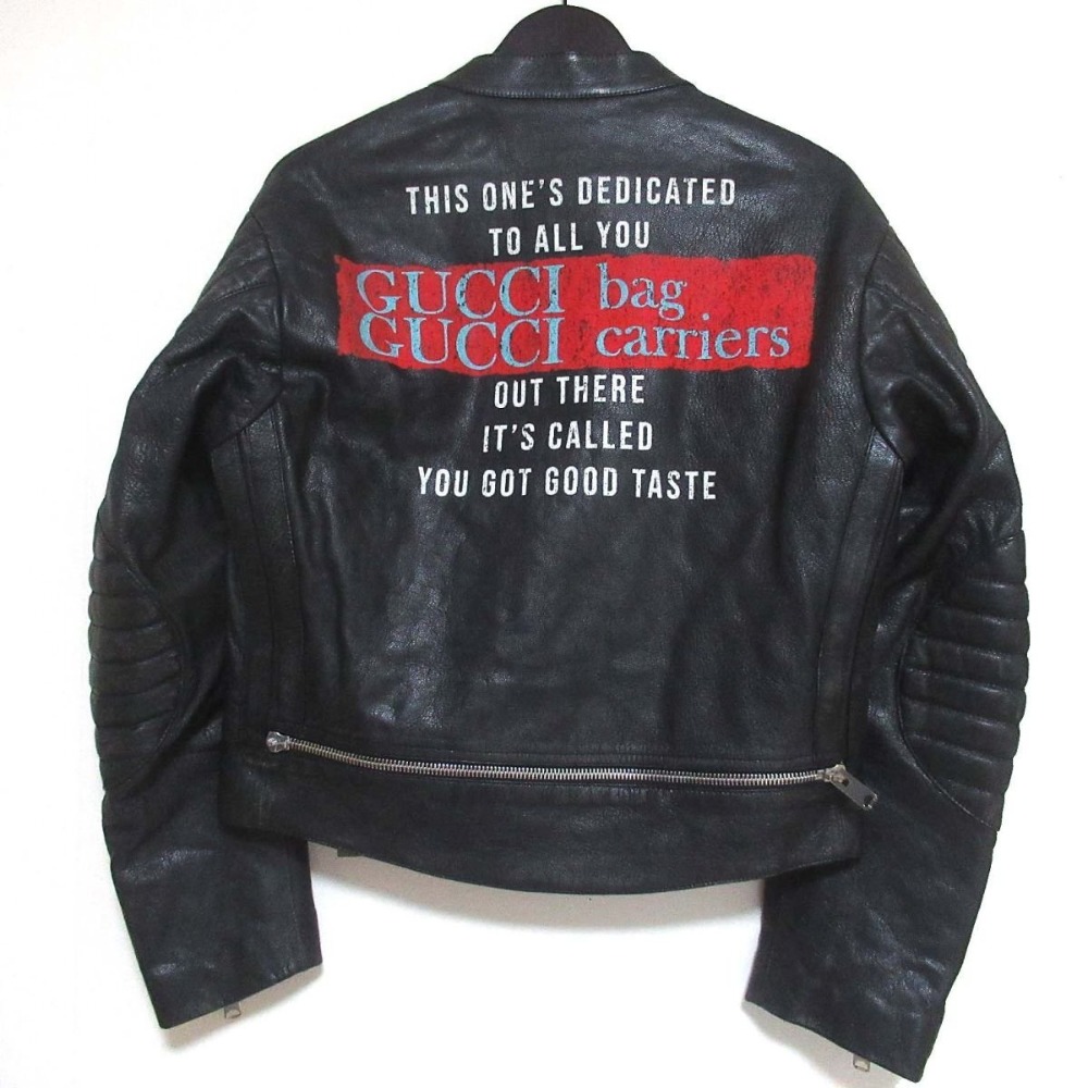 楽天市場】GUCCI グッチ オール レザージャケット 最高級 ライト