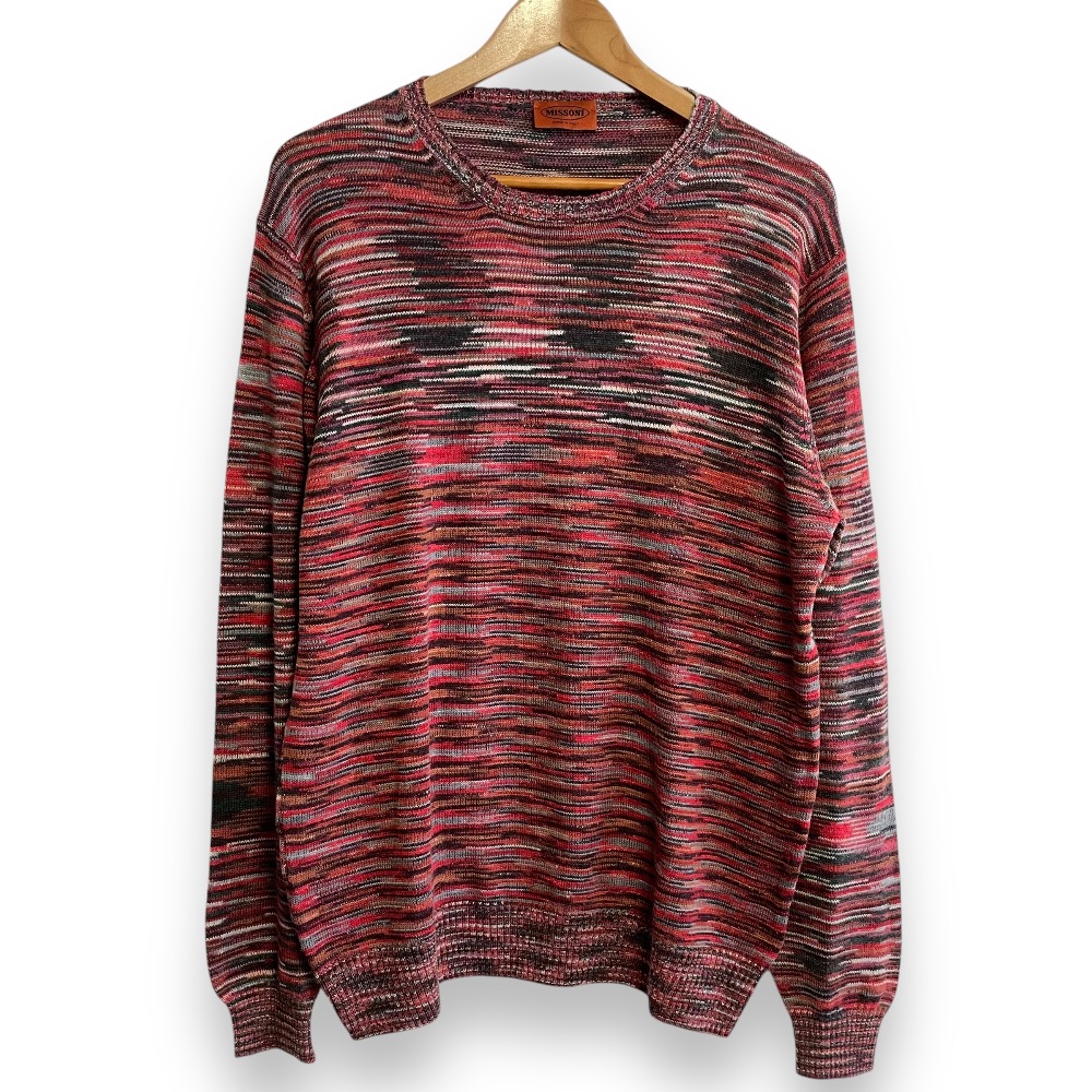 MISSONI ミッソーニ 総柄 コットン ニット セーター MISSONI ニット・セーター レディース ミッソーニ 中古 古着