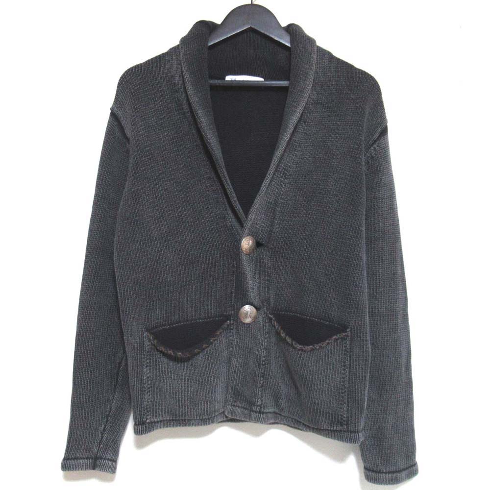 ✨美品 ロンハーマン ケーブル カーディガン スミ黒 ビンテージ加工 コンチョ ✨美品 ロンハーマン ケーブル カーディガン スミ黒 ビンテージ