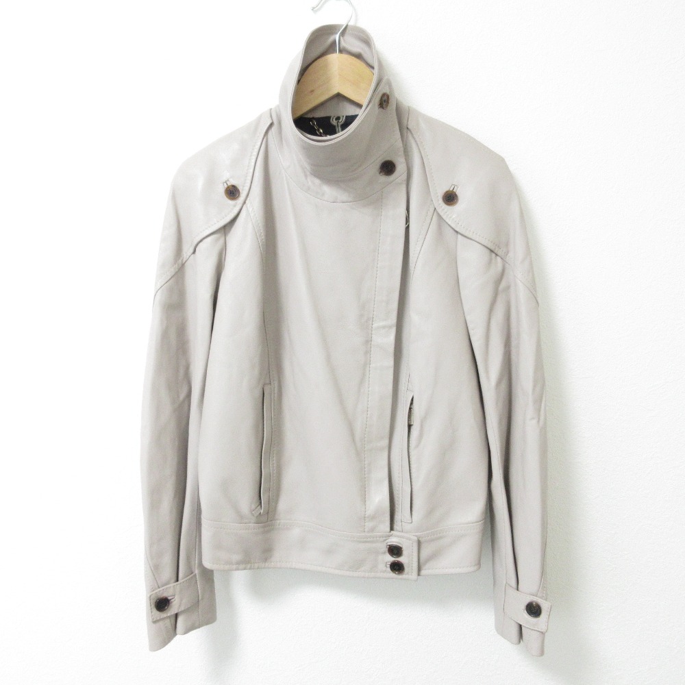 楽天市場】【セリーヌ】Celine クラシックバイカー ラムスキン ダブル