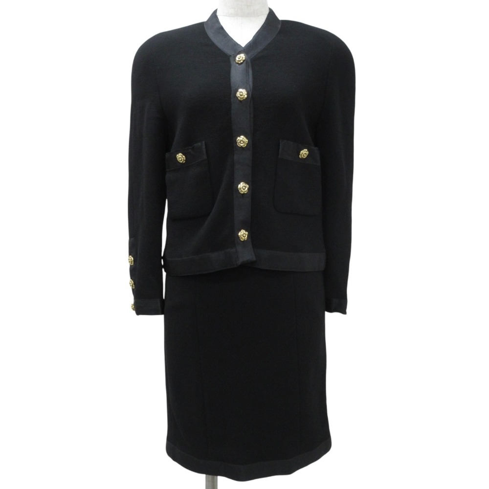 極美品 シャネル ベロア ドレススーツ セットアップ 超希少ヴィンテージ 楽天市場】【中古】良品 CHANEL シャネル 96P ヴィンテージ ココマーク