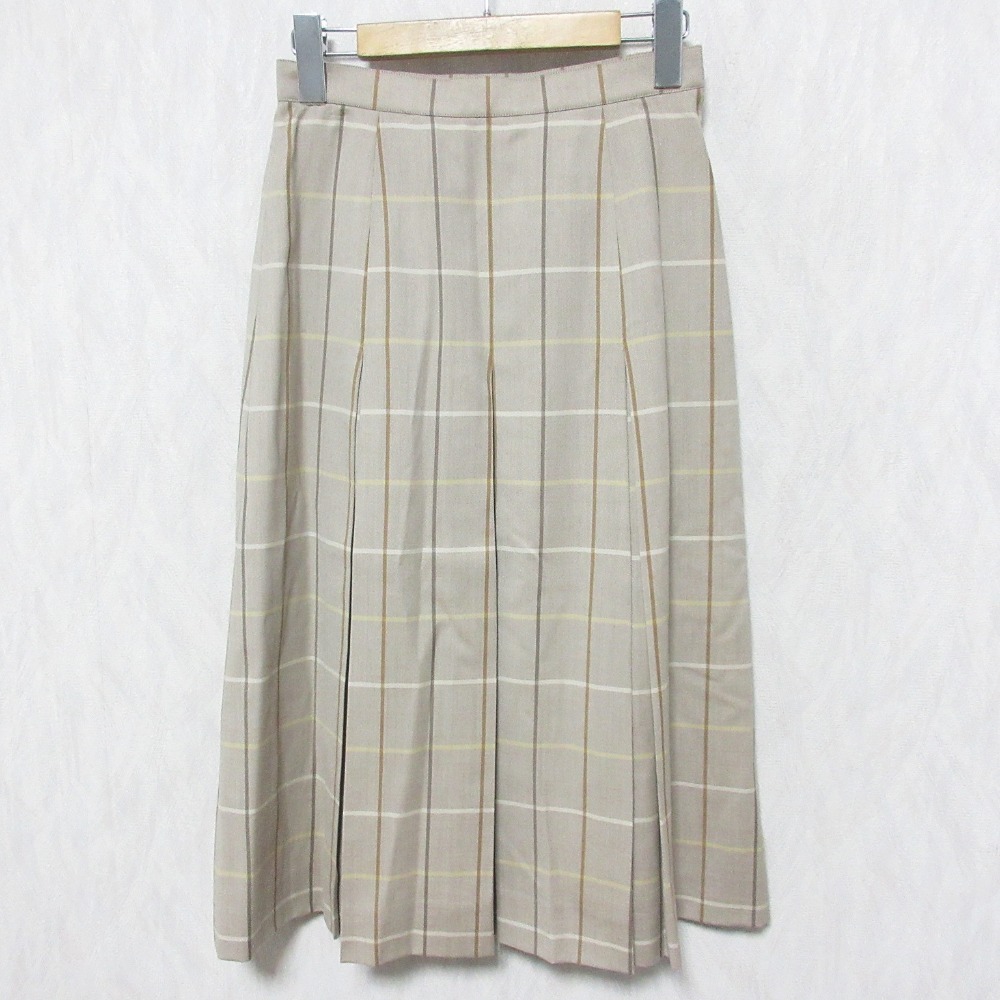 楽天市場】美品【中古】バーバリー BURBERRYS ボックスプリーツ