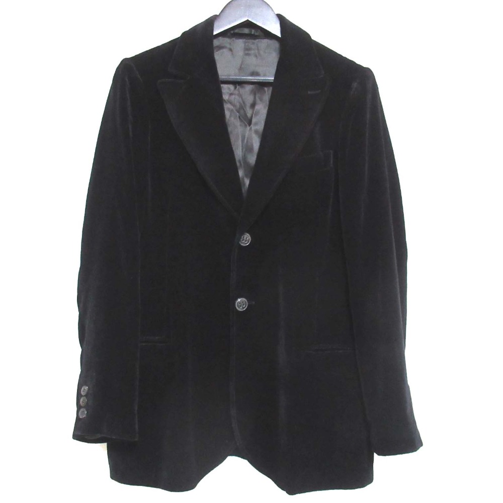 (美品) ジョルジオアルマーニ テーラードジャケット 黒タグ アンコン 美品) ジョルジオアルマーニ テーラードジャケット 黒タグ アンコン