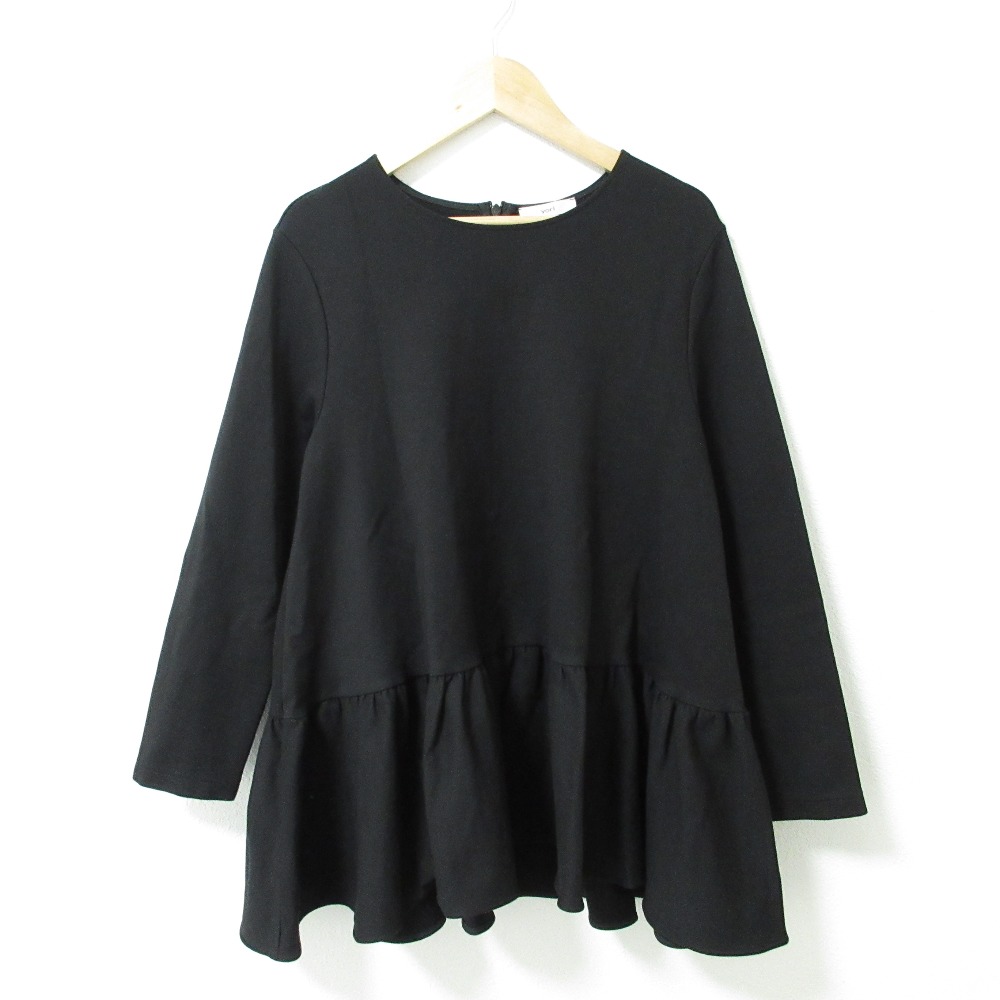 ｙｏｒｉ/ヨリ　リボンパフスリーブブラウス　ブラック　F　'21年AW　中古A1美品 楽天市場】yori ヨリ 【21年製】YR2121-103AW ビック