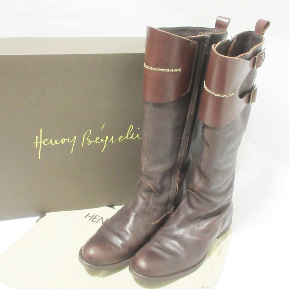 美品！ エンリーベグリン ブーツ 楽天市場】【美品】 エンリーベグリン HENRY BEGUELIN オミノ