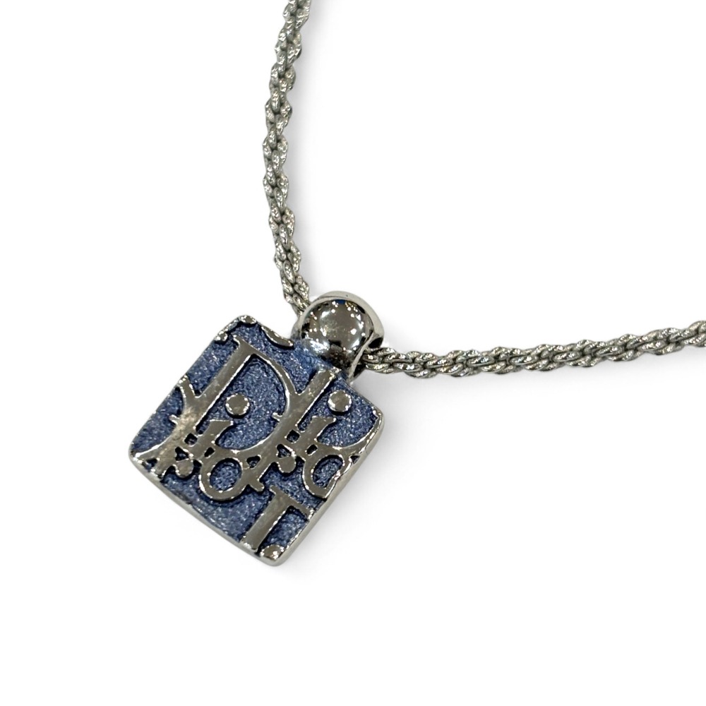 美品✨Christian Dior トロッター シルバー ネックレス ロゴ 黒 楽天市場】【中古】Christian Dior クリスチャンディオール