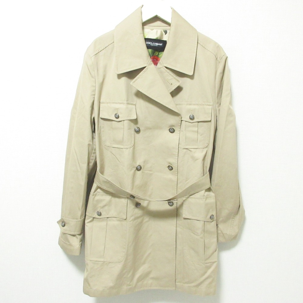 楽天市場】ドルチェ ＆ガッバーナ【DOLCE ＆ GABBANA】トレンチコート