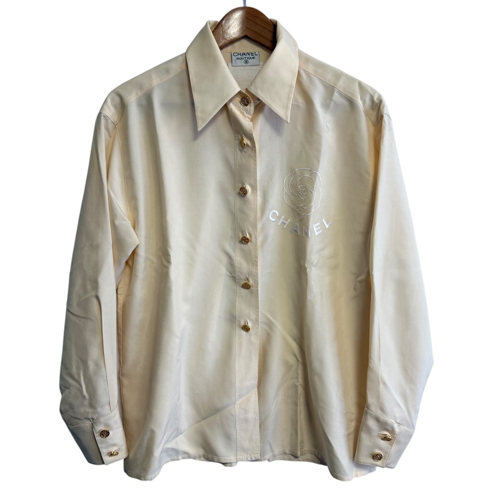 ミニ様　美品　CHANEL シャネル　フラワープリント 長袖シャツ 楽天市場】【アパレル】CHANEL シャネル レディース 長袖 シャツ