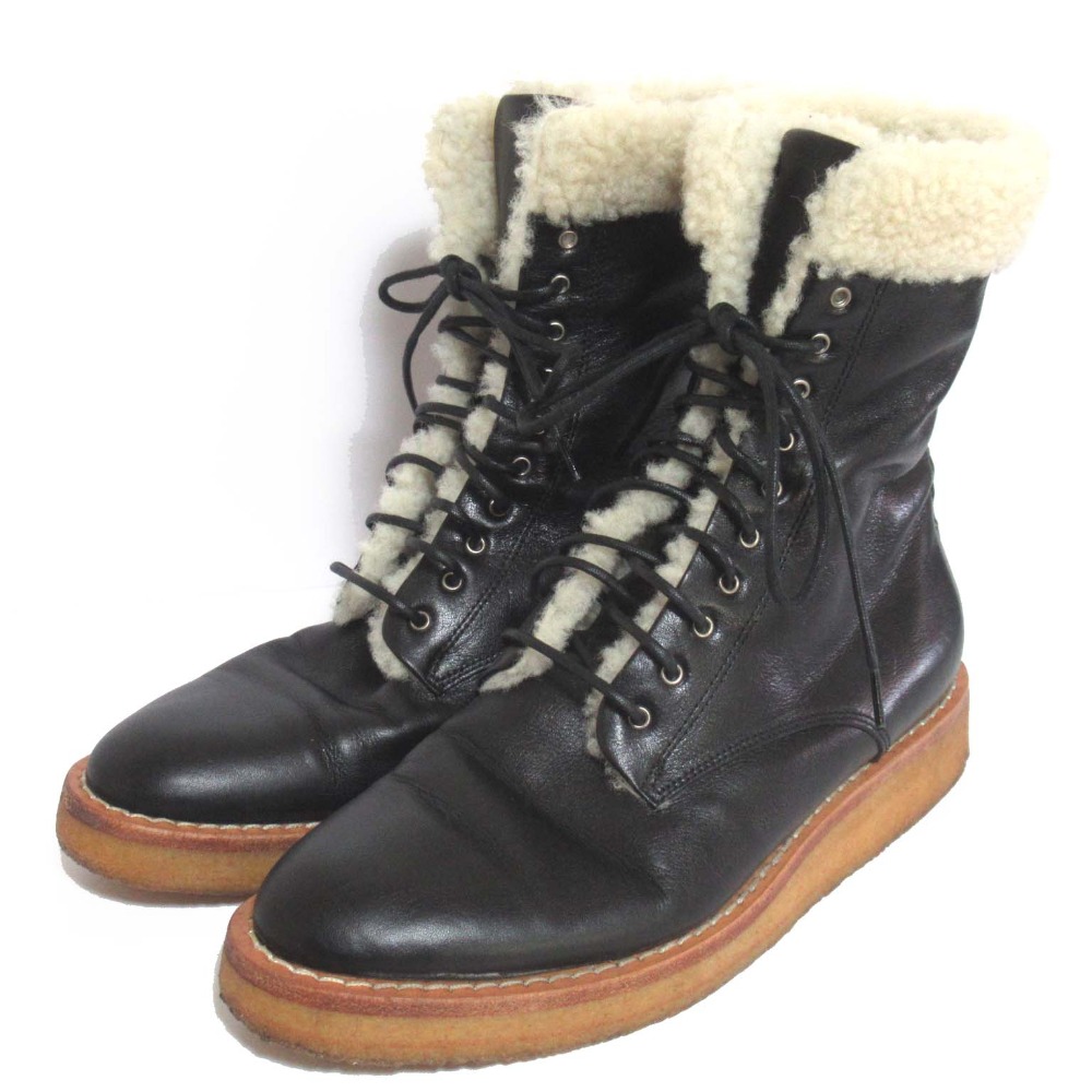 楽天市場】セリーヌ CELINE バルキー レースアップブーツ