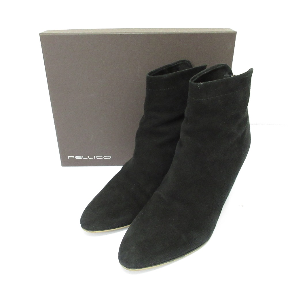 極美品 ペリーコ 36 23.0 TAXI ロングブーツ レザー ブラック 極美品 ペリーコ 36 23.0 TAXI ロングブーツ レザー ブラック