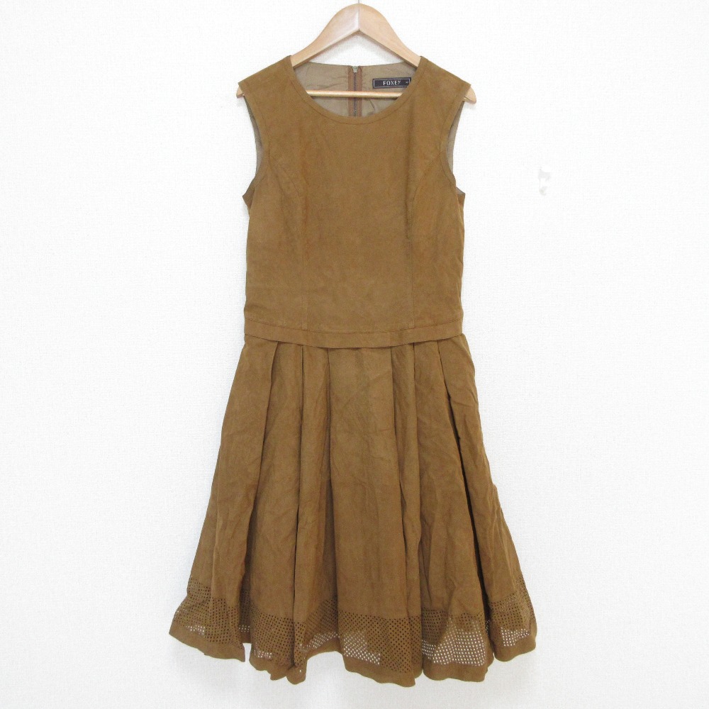 【FOXEY】　美品✨　フォクシー　ノースリーブ ツイードワンピース 38 M 楽天市場】【中古】美品 FOXEY フォクシー Dress Tweed