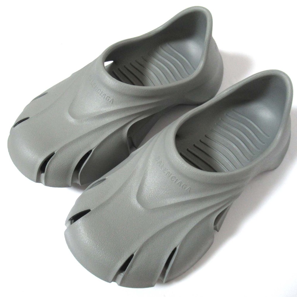 未使用 Balenciaga HARDCROCS サイズ 40 Balenciaga x Crocs Black Rubber Hardcrocs Sandals Size 40