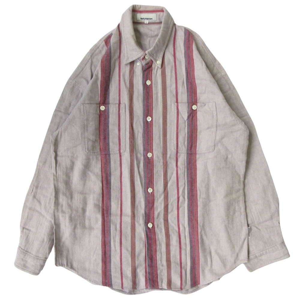 ヘリーハンセン HELLY HANSEN *リネンブレンドヨット柄プリント半袖シャツ*WLブラウス麻混トップス(1-2407-553)【20I42】 HELLY HANSEN ヘリーハンセン *リネンブレンドヨット柄プリント