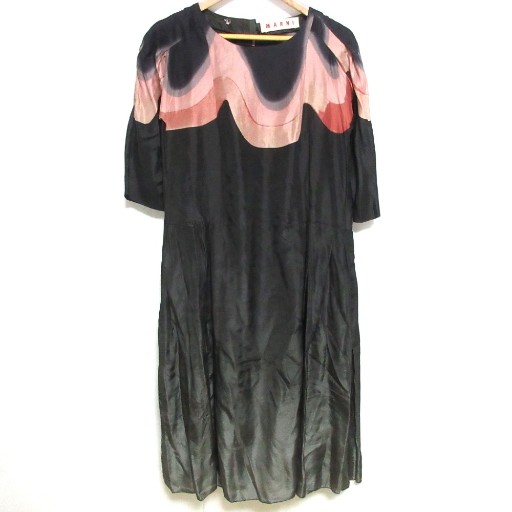 楽天市場】【中古】未使用 24SS MARNI マルニ シルク100％ 総柄  