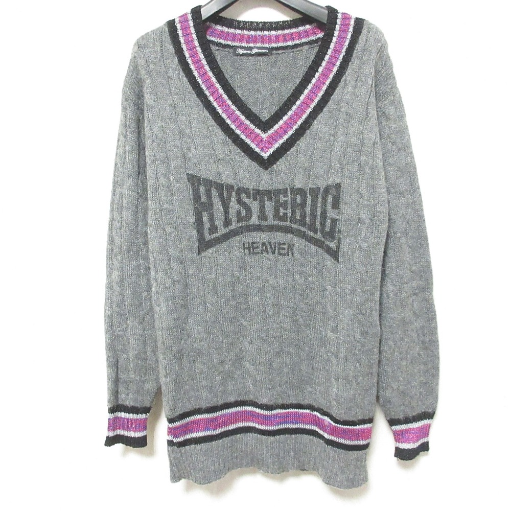 HYSTERIC GLAMOUR ヒステリックグラマー セーター スカル HYSTERIC GLAMOUR ヒステリックグラマー セーター スカル