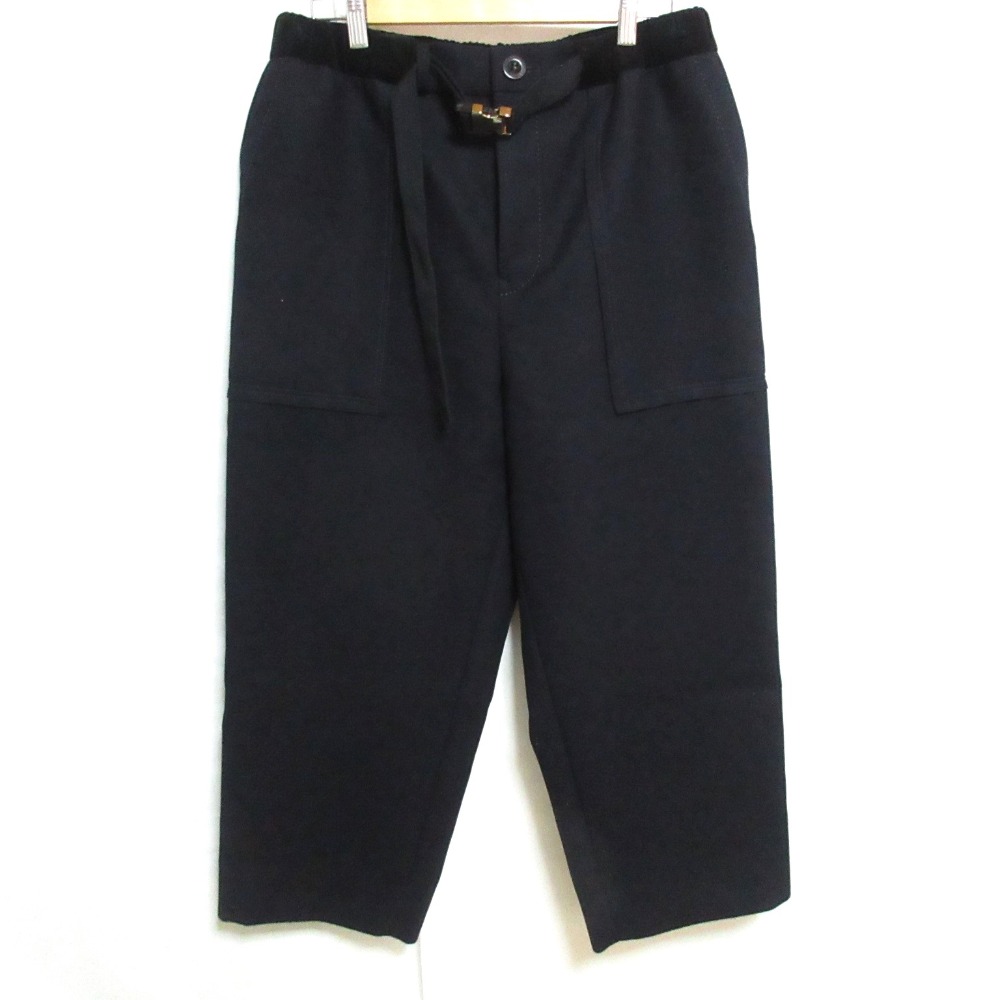 楽天市場】【中古】sacai 25AW Double-Faced Wool Melton Pants ウール