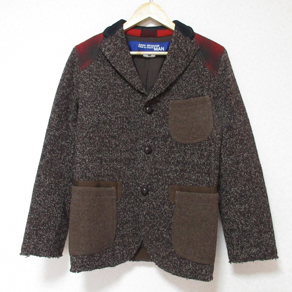 週末値下げ　美品　チェック　ジュンヤワタナベ　コムデギャルソン　ジャケット　XS 楽天市場】【中古】JUNYA WATANABE MAN×FILSONマッキーノ